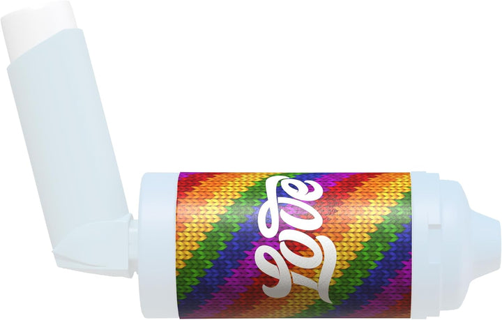 Spacer Cover in over 30 Designs – Vegan Leather Spacer Case for Kids and Adults – Handmade in England (Aint Easy Being Wheezy, Aerochamber plus Flow-Vu)