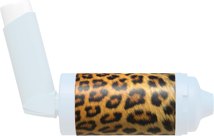 Spacer Cover in over 30 Designs – Vegan Leather Spacer Case for Kids and Adults – Handmade in England (Aint Easy Being Wheezy, Aerochamber plus Flow-Vu)