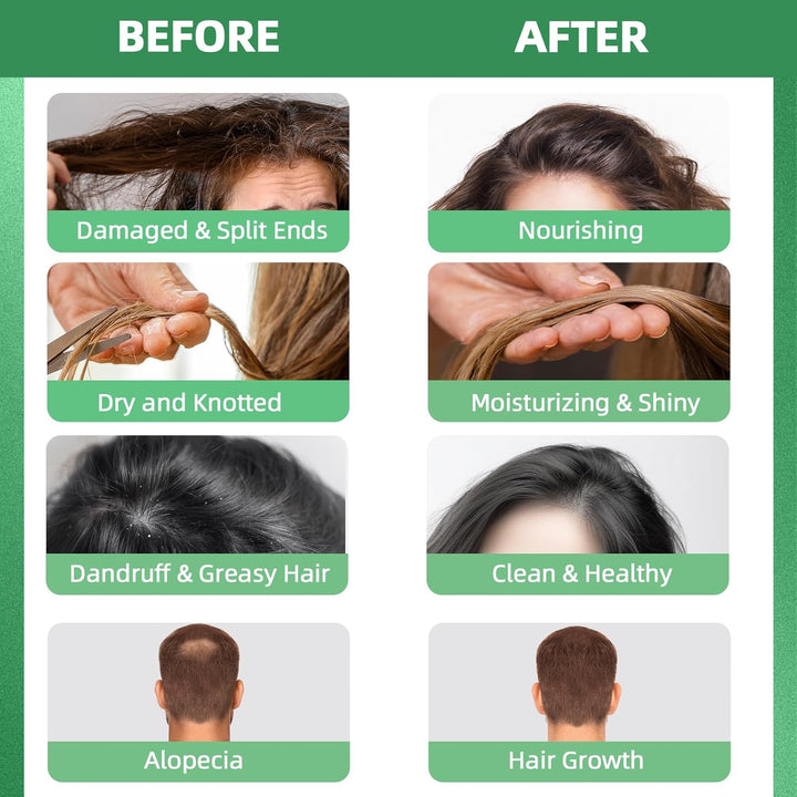 Shampoo Bar Conditioner for Hair Growth Cleanse Moisturize Nourish Strengthen Handcrafted Soap Safe Hair Care for Men & Women All Hair Types Plastic-Free 60G (Rosemary)