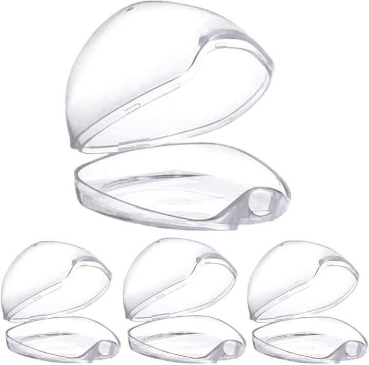Dummy Case, 4 Pack Transparent Baby Dummy Case Pacifier Case Soother Pod Storage Box Pacifier Holder Box for Kids