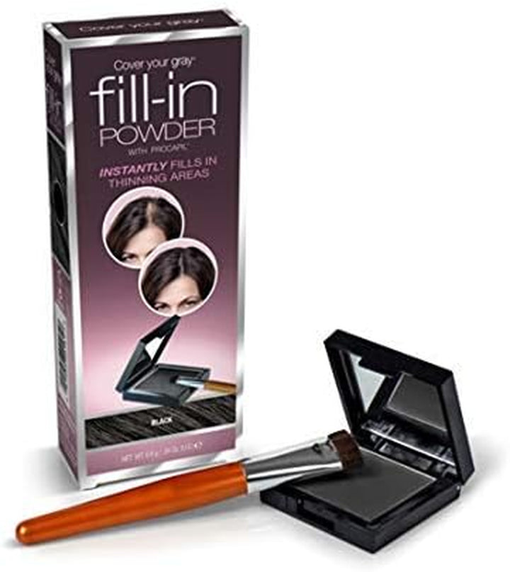Fill-In Powder Hair Color W/Procapil - Black