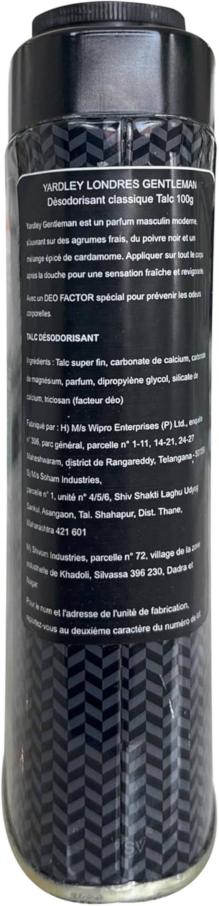 London Gentleman Deodorizing Talc Talcum Powder for Men 100Gm