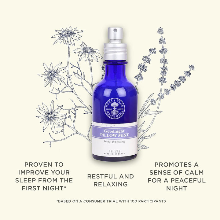Goodnight Pillow Mist | Calm for a Peaceful Night | Restful & Relaxing | 45Ml