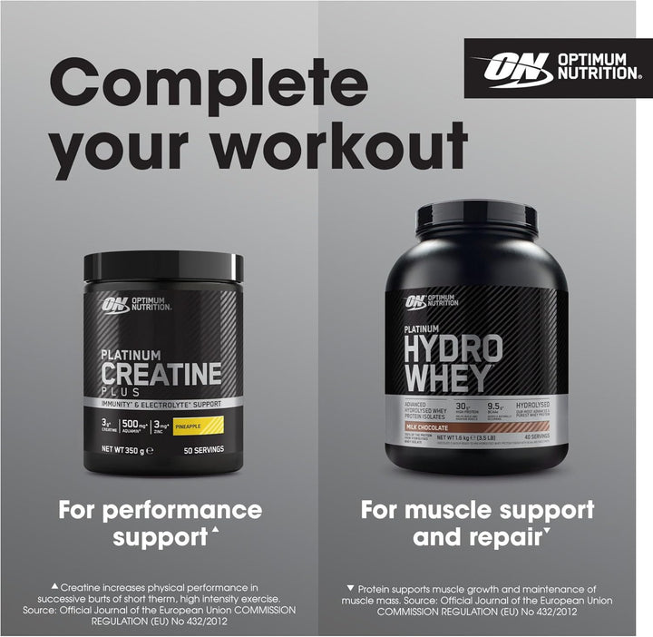 on Platinum Pump Pre-Workout, Intense Caffeine-Free Pre-Workout Food Supplement with Fruitflow, Beta-Alanine, L-Arginine, L-Citrulline, Lemon Lime Flavour, 20 Servings, 380 G