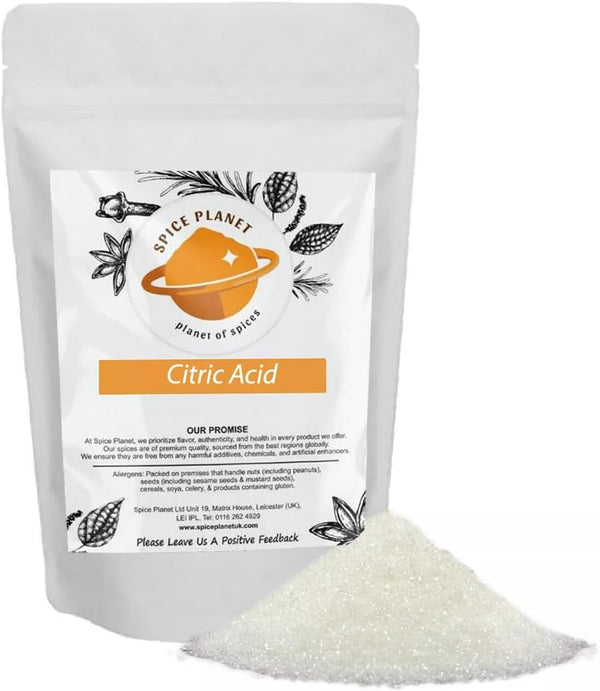 Citric Acid | Monohydrated E330 | Food Grade Premium Quality by ® 25G-1.9Kg (25G)