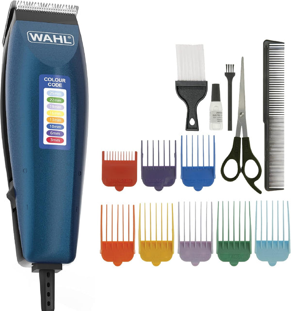 Colour Pro Corded Clipper, Hair Clippers for Men, Head Shaver, Men'S Hair Clippers, Colour Coded Clipper Guides, Corded, Family at Home Haircutting