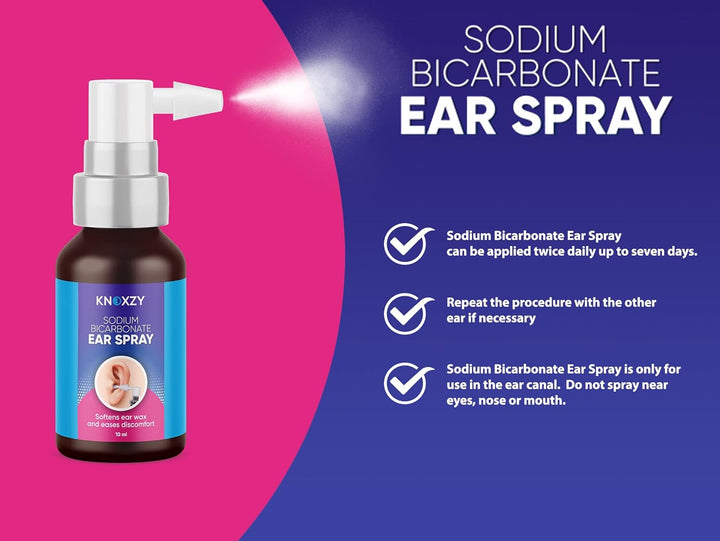 Sodium Bicarbonate Ear Spay, Ear Wax Remover for Clogged Ear Relief and Swimmer S Ear 10Ml X 1 (Package May Vary)