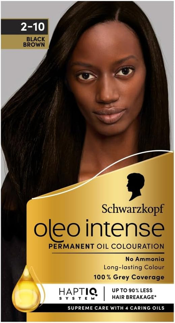 Oleo Intense Permanent Oil Colour 4-86 Chocolate Brown, 100% Grey Coverage, Conditioner with Haptiq System, Long-Lasting Colour, Ammonia Free Hair Dye