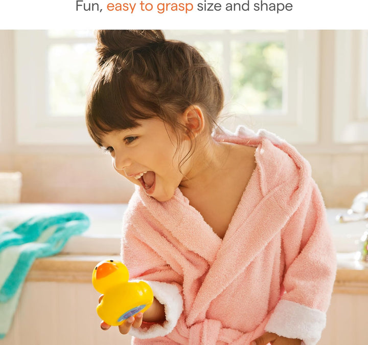 White Hot Safety Rubber Bath Duck Toy for Babies or Toddlers | Marker Turns White to Reveal the Word Hot When Bath Is Too Hot | Baby Essentials | Baby Bath | Bath Toys | 1 Pack