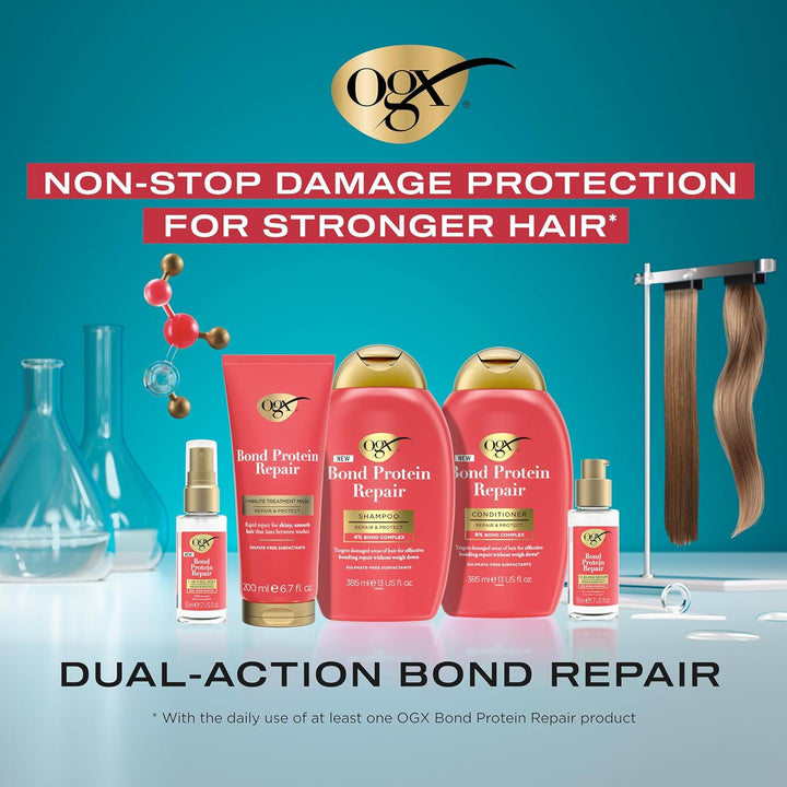 Bond Protein Repair 1 Minute Treatment Mask, Repair & Protect, Rapid Repair for Shiny & Smooth Hair between Washes, Sulfate Free, 200Ml