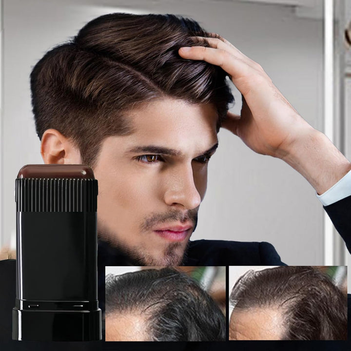 Hair Colour Stick Temporary Hair Stint Pen, Natural Looking Root Convention | Sweatproof Washable Concealer Stick, Quick Dye Cover for Bald Spots, Hairline, Women Beauty