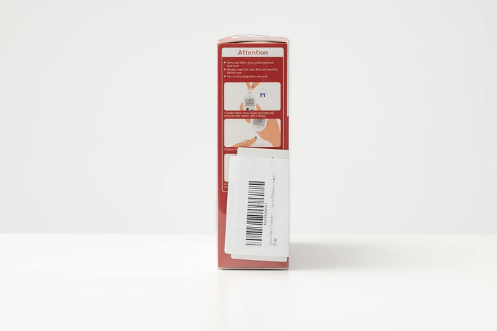 Blood Sugar Monitor, Diabetes Testing Kit Safe Accu, Large Memory Capacity Blood Sugar Test Kit with 50 Test Strips & 50 Lancing Devices, for Diabetics Home Self-Testing in Mmol/L