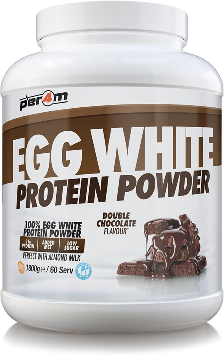 100% Pure Free Range Egg White Protein Powder | High Protein Shake with Added Mcts | Gut Friendly, Lactose-Free & Essential Amino Acids (900G, White Chocolate Hazelnut)