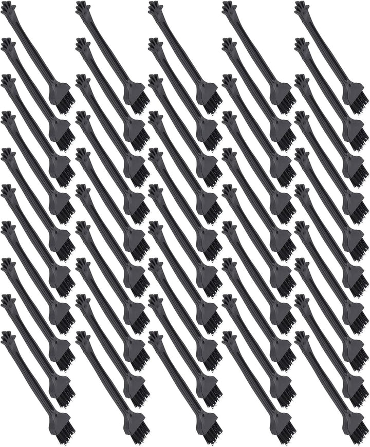 50Pcs Brush Multifunctional Soft Bristle High Density Durable PP Handle Shaver Brush for Appliance Computer