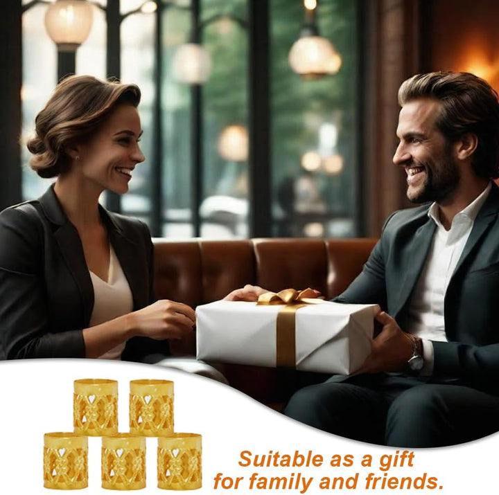 Hair Cuffs, 60PCS Gold Hair Accessory, Braid Accessories, Braid Clips, Aluminium Braids Locks, for Decorate Hairstyle ﻿