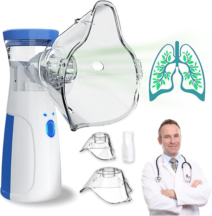 Handheld Nebuliser Machine, Nebuliser with Portable Design, Designed Device Suit for Home & Travel Use