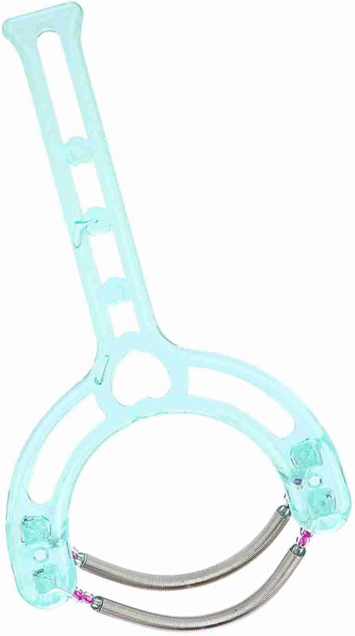 2 Colors Portable Face Lips, Hair Epilator Removal Plastic Spring Device Beauty Tool, 11.5 X 6 X 2Cm (Green)