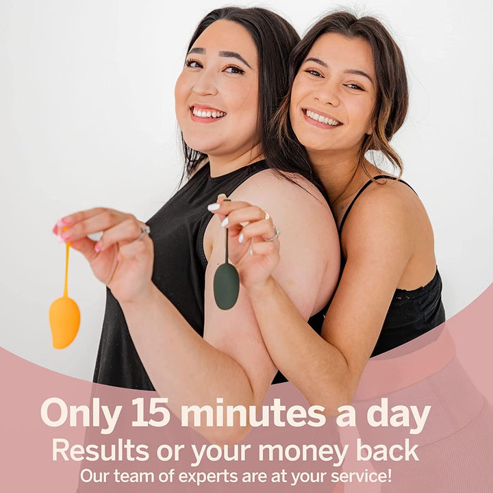 Pixie Pelvic Floor Exercise Trainer - Set of 6 - Pelvic Floor Muscle Strengthening Weights - Includes Pelvic Floor Exercises in Easy to Read Ebook for Beginners and Advanced