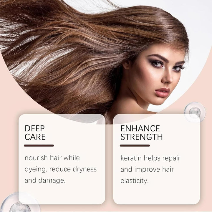 Keratin Revitalizing Cream Hair Mask, Women'S Smooth Leave-In Conditioner, Deep Moisturizing, Damaged Hair, Strong and Smooth