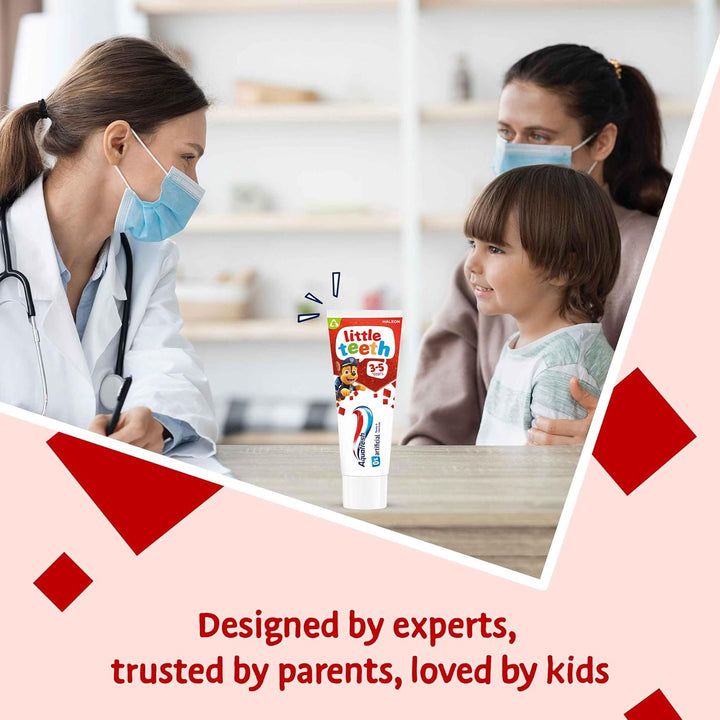 Little Teeth 3-5 Years, Kids Toothpaste, Gently Strengthens and Protects Little Teeth, 75Ml