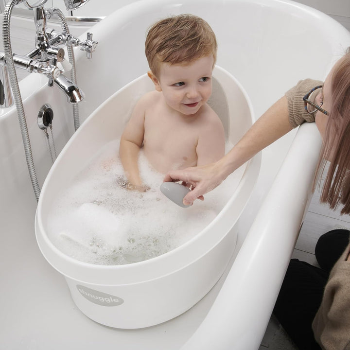 Pebbly Baby Bath Thermometer – Digital Water Thermometer with Easy-Read Light up Display – Safe, BPA Free, Suitable from Birth – Baby Essentials for Newborn Bath Time