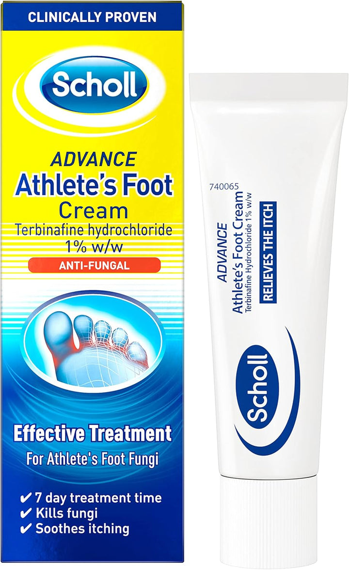 Scholl Advance Athlete'S Foot Cream, 15G - Antifungal Treatment Cream for Athlete'S Foot, Kills the Fungi That Cause Athlete'S Foot
