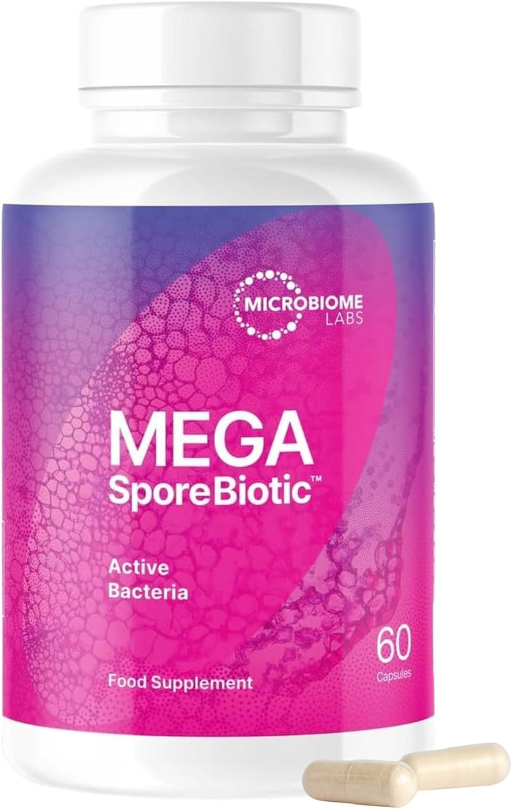 Restorflora 21 – Vegan Probiotic Supplement with Saccharomyces Boulardii and Bacillus Spores – Gut Health and Digestive Support – Yeast & Spore Probiotics for Men & Women, 21 Capsules