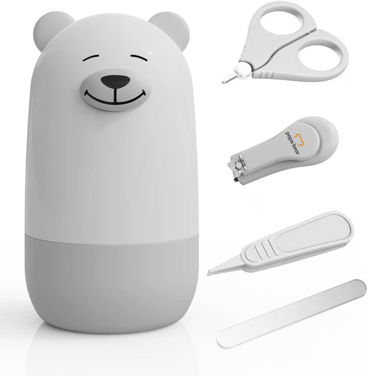 Baby Nail Clippers Set with Cute Case, Infant Fingernail and Toenail File Kit for Newborn Manicure and Pedicure, New Mom Grooming Gift