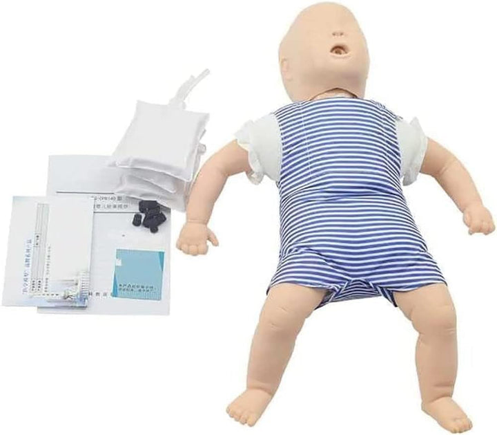 Cardio Pulmonary Resuscitation Model Manikins CPR Baby Infant Training Manikin Airway Obstruction PVC First Aid Training for Educational Teaching Research