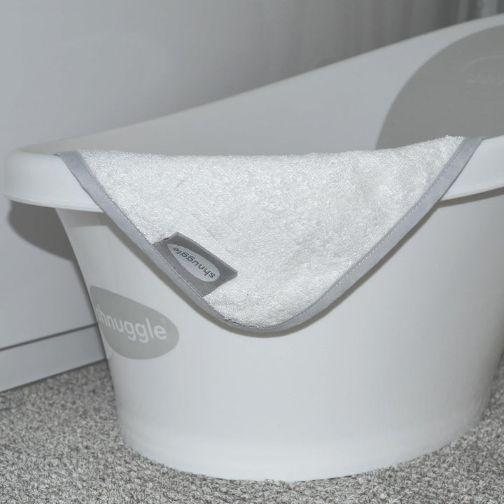 Baby Wash Cloths White | 3 Pack of Super Premium Soft Cloths | 26 X 26Cm | Made from Natural Bamboo Cotton | Perfect for Sensitive Skin