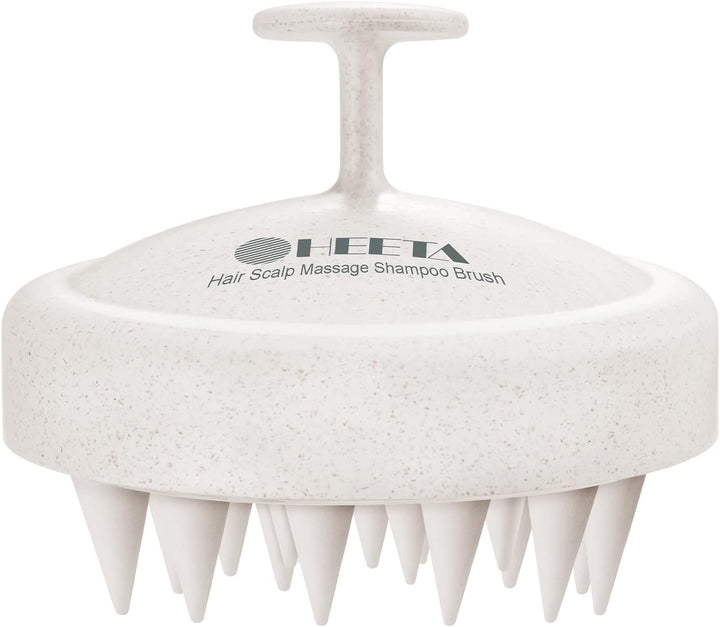 Scalp Massager Hair Growth, Shampoo Brush with Soft Silicone Bristles for Hair Care and Head Relaxation, Ergonomic Scalp for Women/Men/Pet-Black&Turquoise