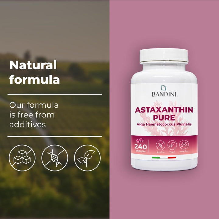 ® Pure Astaxanthin 240 High Strength Tablets (8 Months Supply) | Powerful Antioxidant from Haematococcus Pluvialis Algae | Astaxanthin Supplement 8Mg, Magnesium Stearate & Gmo-Free | Vegan