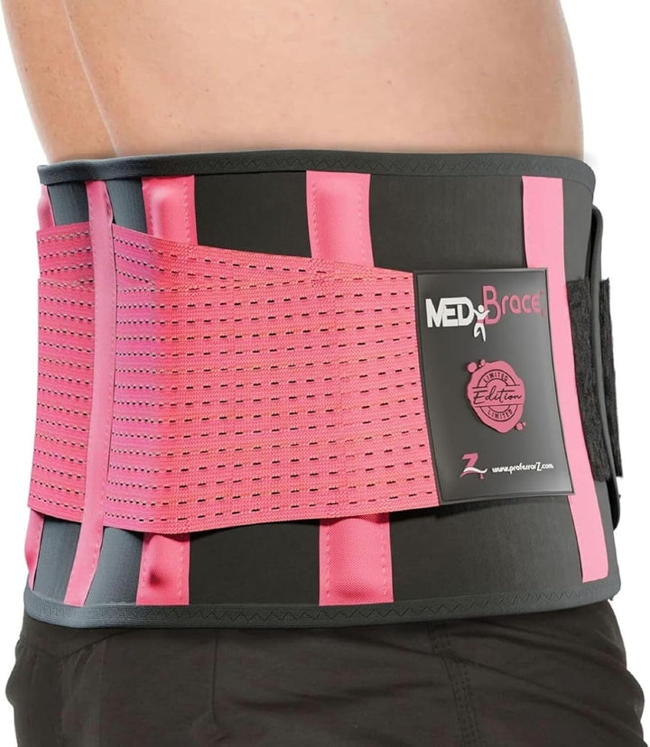 Back Support Belt Back Brace for Lower Lumbar Pain Relief for Men and Women - Medical Grade Orthopaedic Waist Compression for Sciatica Nerve, Scoliosis, Disc or Lifting at Work