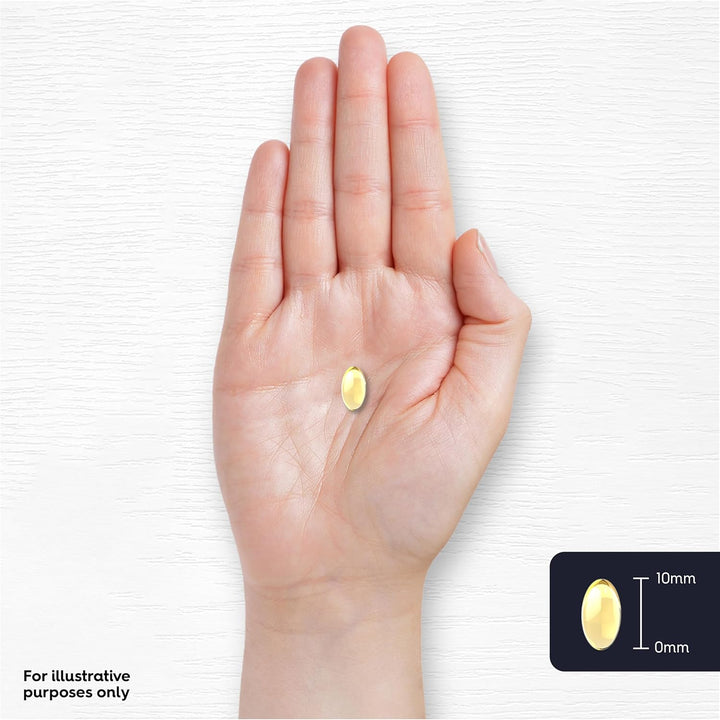 Omega 3 Fish Oil Capsules High Strength | Fatty Acids Supplement | 1000Mg with 180Mg of EPA and 120Mg of DHA | 180 Softgels | by