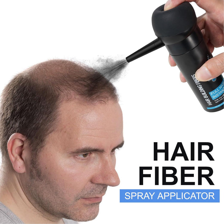 Hair Fiber Applicator Pump Sprayer, Hair Thickening Spray Application Atomizer for Hair Building Fibers Hair Thickening Spray Hair Powder Thickening Tools (Spraying Head)