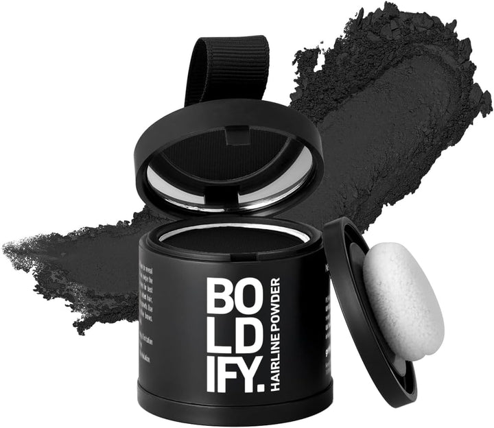 Hairline Powder - Root Touch up Hair Color for Gray Coverage - Bald Spot Concealing Hair Powder for Women and Men - 24-Hour Stain-Proof - Dark Brown