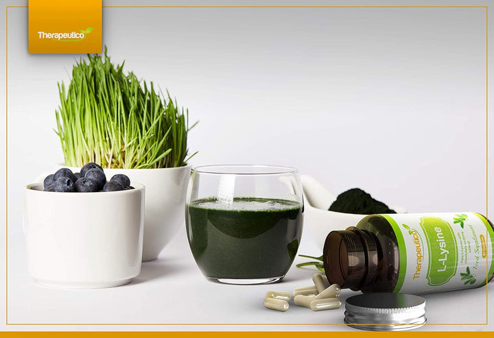 L-Lysine Capsules | Split Dose | 1000Mg Serving | Easy Swallow Capsules | 60 Vegan Capsules | UK Made | No Binders, Fillers, Additives