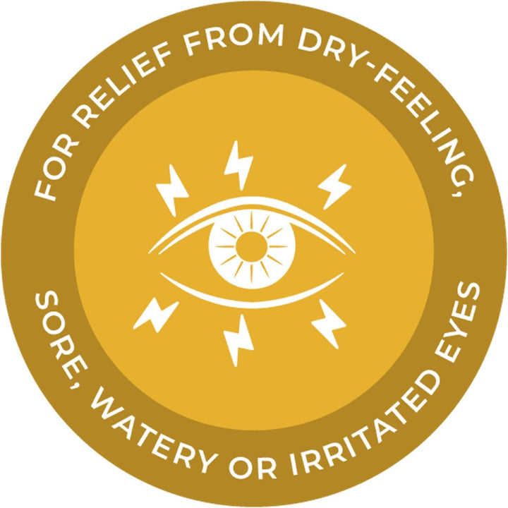 Intensive Triple Action Eye Drops for Dry, Tired & Irritated Eyes - Refreshing & Moisturising Eye Drops with Liposomes, Hyaluronate and Vitamin E, Suitable for Contact Lens Users, 10Ml