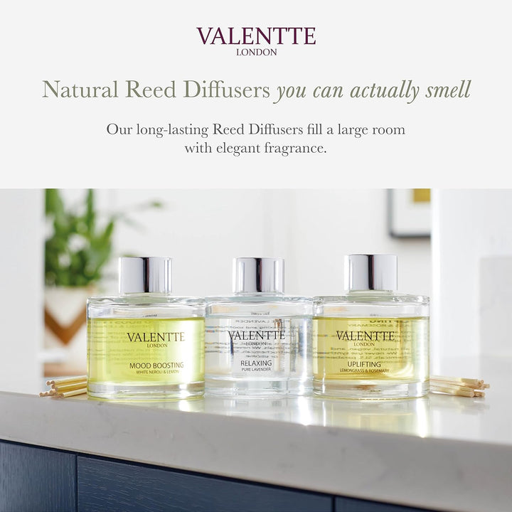 Reed Diffuser - Lemongrass & Rosemary Scent | Essential Oil Aroma for Home | 100 Ml