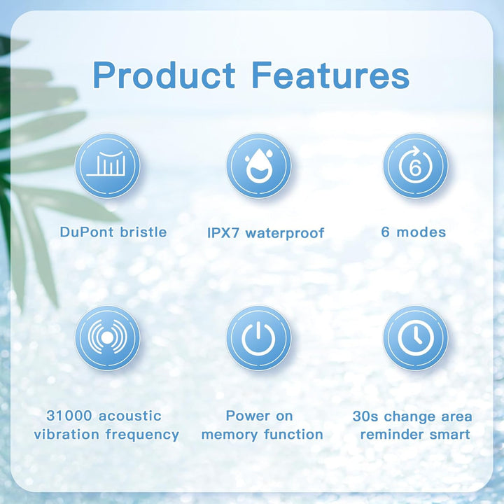 Kids Electric Toothbrushes U Shaped - Rechargeable Rocket Toothbrush, Electric Toothbrushes for Boys Age 7-14 2 Mins Timer, 6 Modes, 4 Brush Heads.