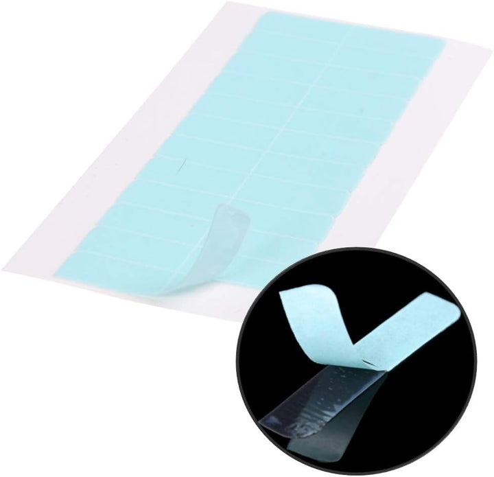 Hair Extension Tape Tabs,60 Pcs Double Sided Adhesive Human Hair Tape for Replacement, 4 X 0.8Cm
