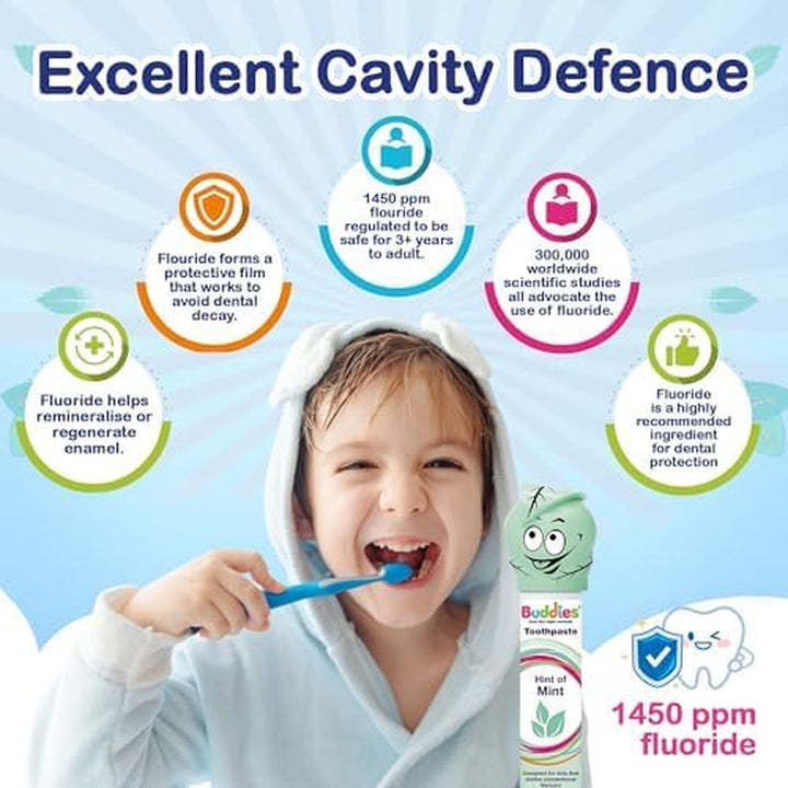 Apple Fresh Toothpaste 1 X 75Ml Tube from  for Life: Dentist Approved, Gentle, Sensory Friendly Mint-Free Gel