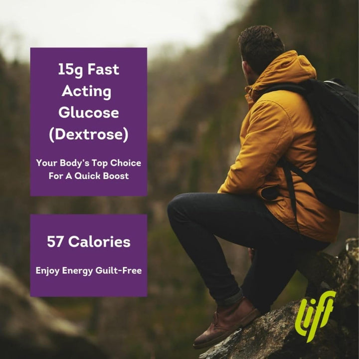 Fast-Acting Glucose Energy Juice Shots, Very Berry, 12 Pack of 60 Ml Bottles