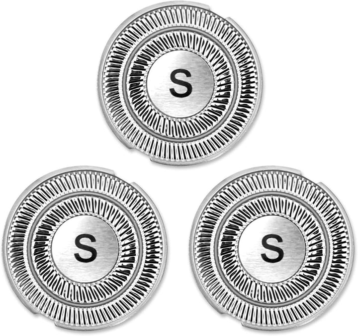 Electric Razor for Men, 120 Min Shaving, Fast UK Adapter (1H Charging),100% Waterproof, Wet & Dry Rotary Shavers for Men with Pop-Up Trimmer, LED Display, Dark Blue