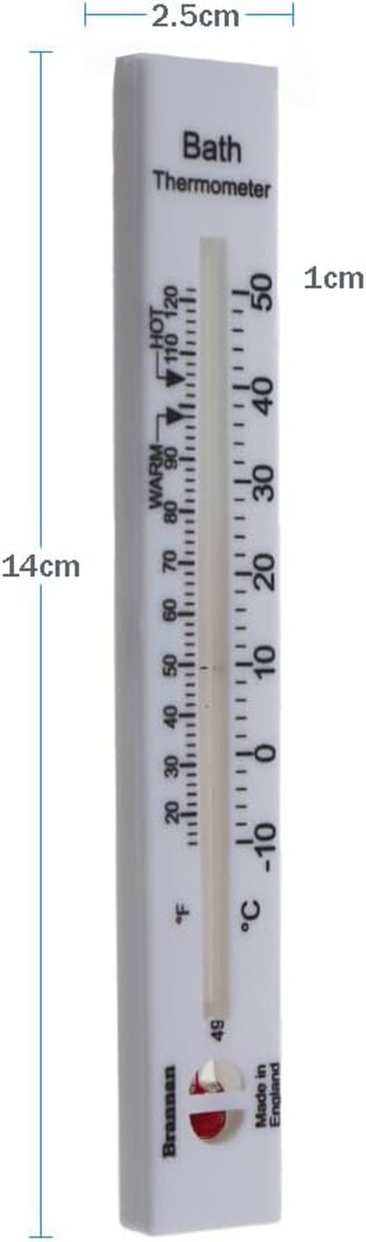 Bath Thermometer - Easy to Use to Check Hot Water Temperature Prior to Bathing - the Ideal and Safe Baby Bath Thermometer