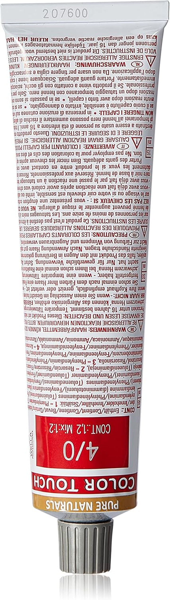 Wella Colour Touch Demi-Permanent Hair Colour, No. 6/0 Dark Blonde, 0.13601 Kg