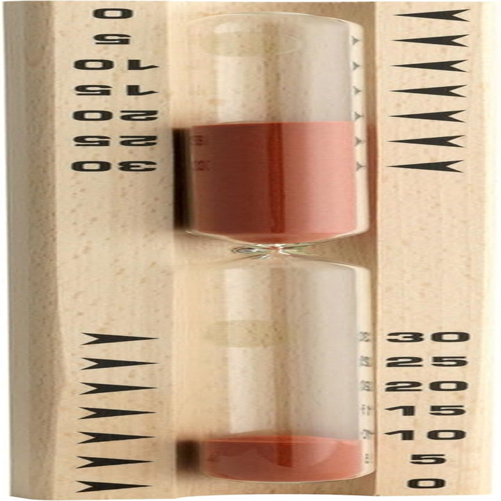 Dostmann 40.1046 Sauna Hourglass Beech Sauna Accessories 0 to 30 Minutes Brown/Red L 52 X W 33 X H 286 Mm