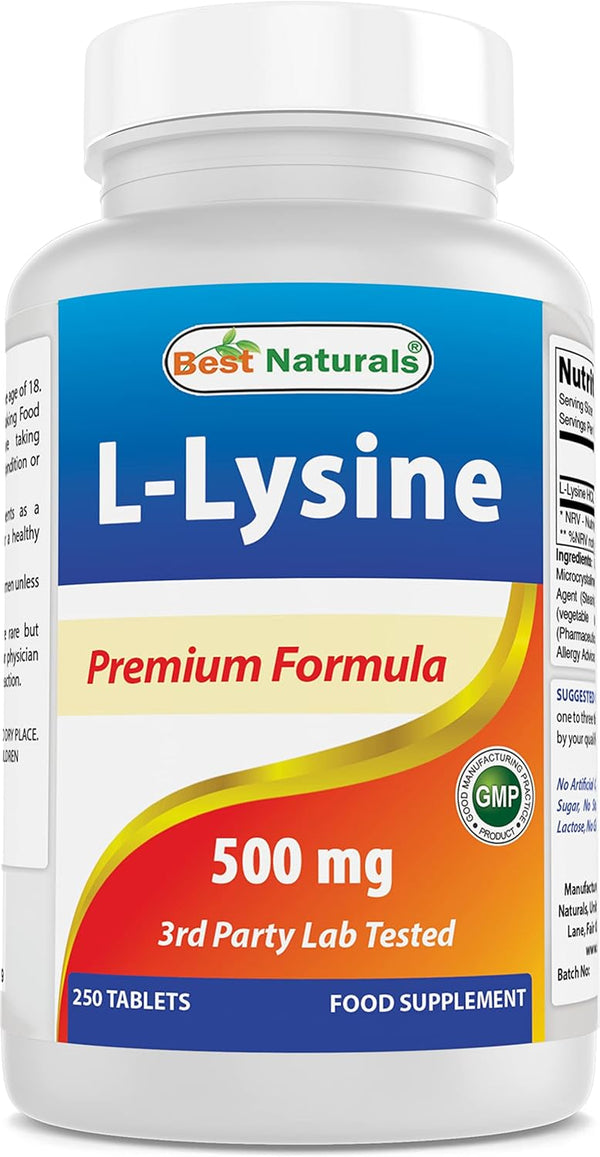 L-Lysine 500 Mg 250 Tablets
