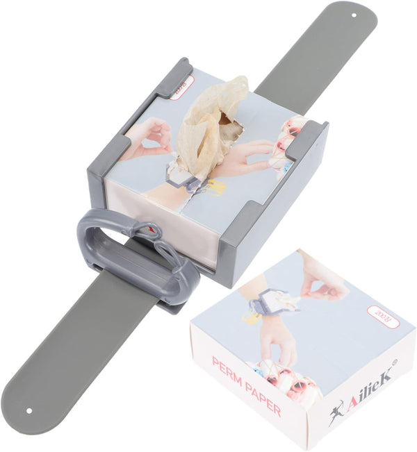 Cold Perm Paper Wrist Strap for Hair Curling Salon Perm Tissue Paper Elastic Band Use in Beauty Salon