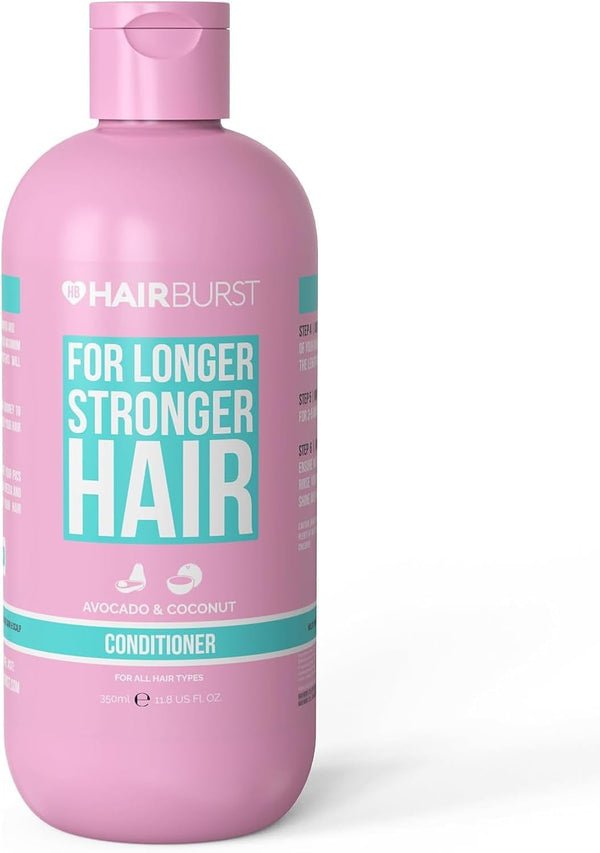 Hair Growth Conditioner for Woman — Reduces Hair Loss - Strengthens Growth - Contains No SLS and Parabens - Coconut and Avocado Aroma - New Bigger Bottles 350Ml